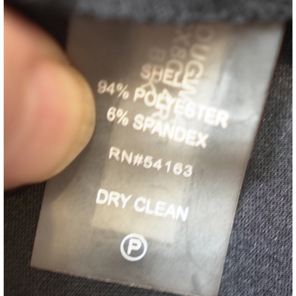 Calvin Klein Black Dress Crew-Neck Short-Sleeve Embroidered Cottagecore 16W EUC - Picture 8 of 12